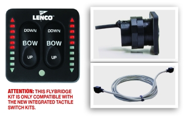 Flybridge Standard Kit mit LED Anzeige für 12 V und 24 V
