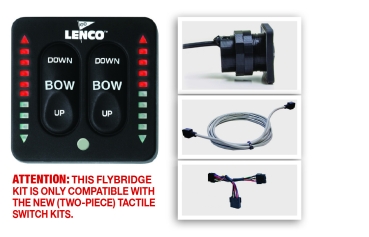 Flybridge Kit (Two Pieces) mit LED Anzeige für 12 V und 24 V