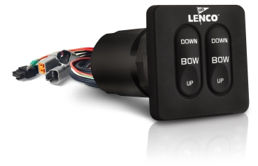 Trimmklappen Schalter ohne LED Anzeige für 12 & 24-Volt  Single Actuator Systeme