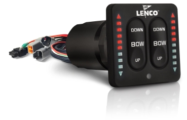 LED Trimmklappen Schalter (ALL-IN-ONE) für 12 & 24-Volt Single Actuator Systeme