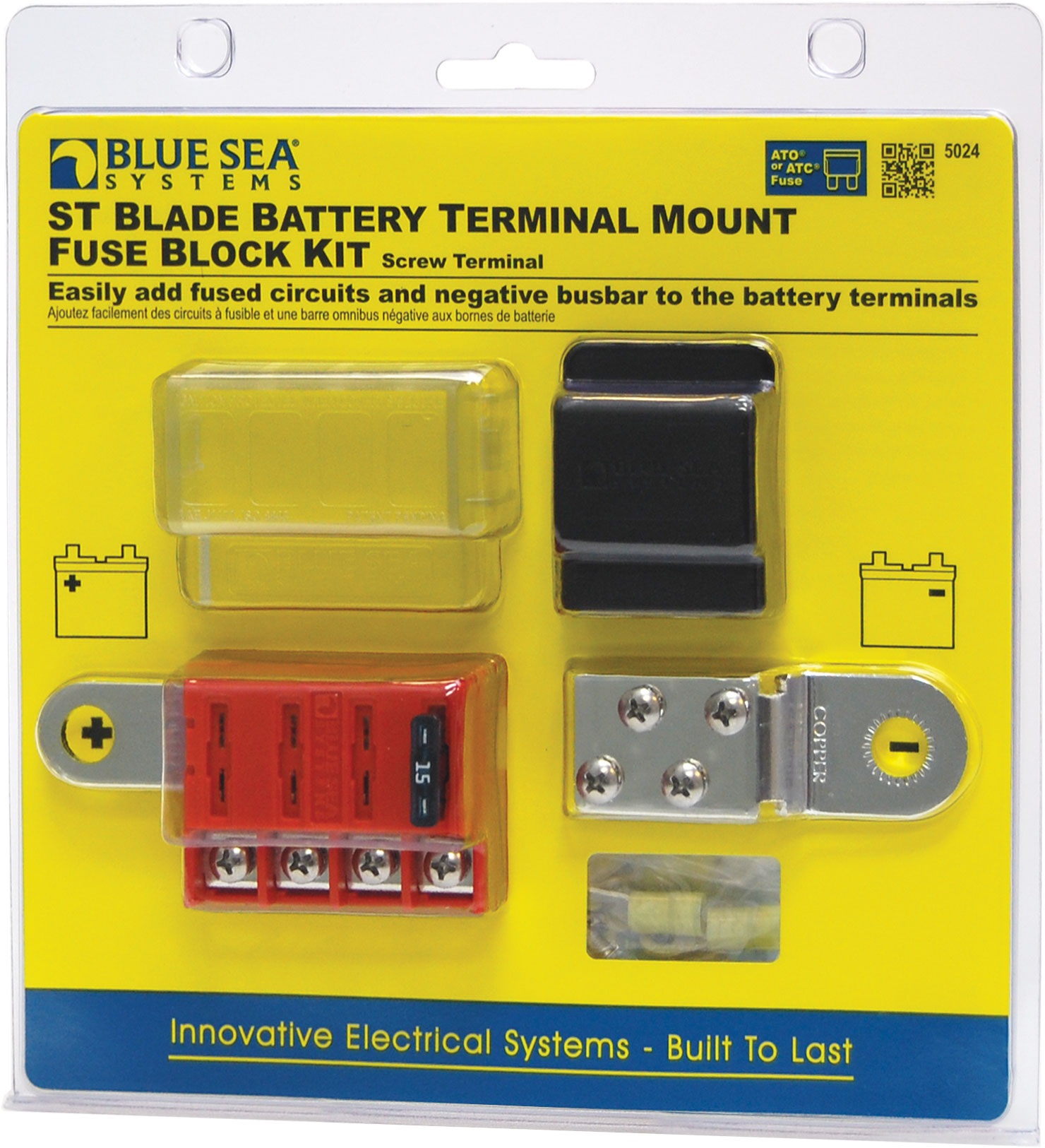 Sicherungsverteiler für Batteriepol BLUE SEA, Sicherungen, Bordnetztechnik, Elektrik & Motor